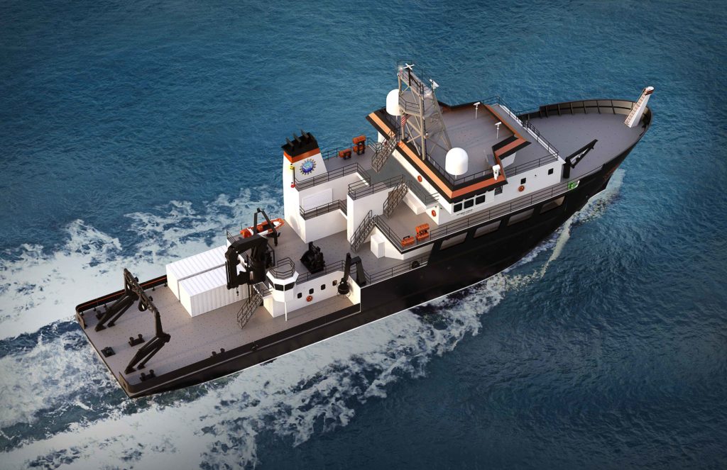 Regional Class Research Vessel equipped with HAMANN sewage and wastewater management system